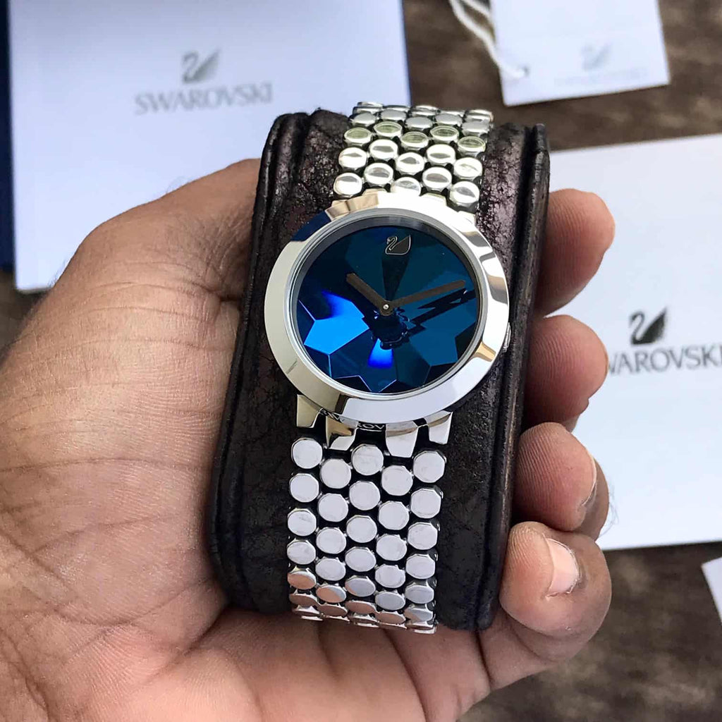 Swarovski Lake Of Shimmer Silver Blue Dial Women’s Watch