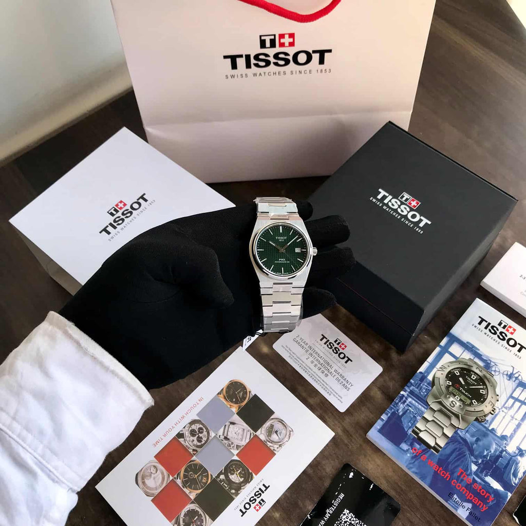 Tissot PRX Poweromatic Green Dial 100% Authentic Automatic Men’s Watch