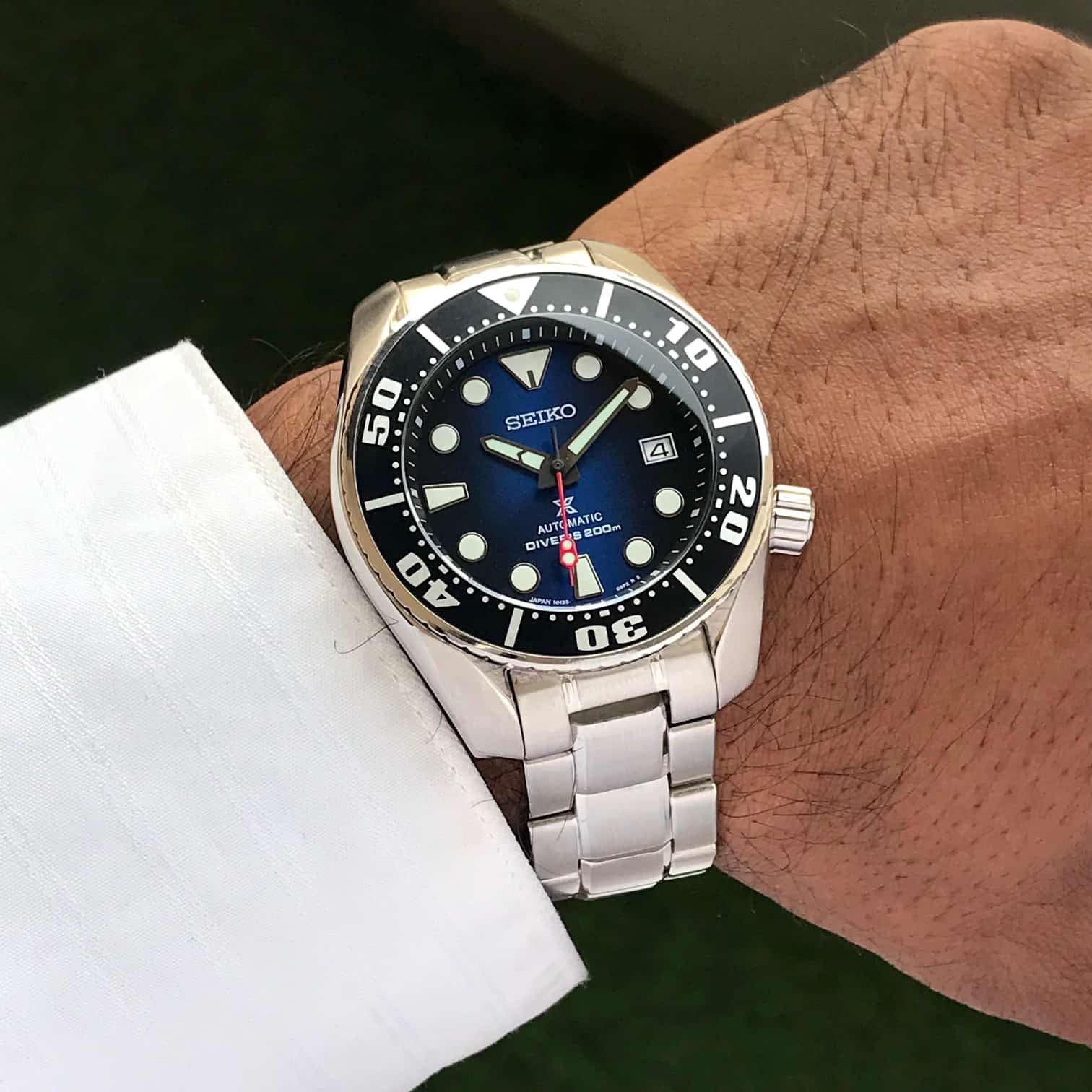 Seiko Diver 200m Japanese Stainless Steel Automatic Mens Watch