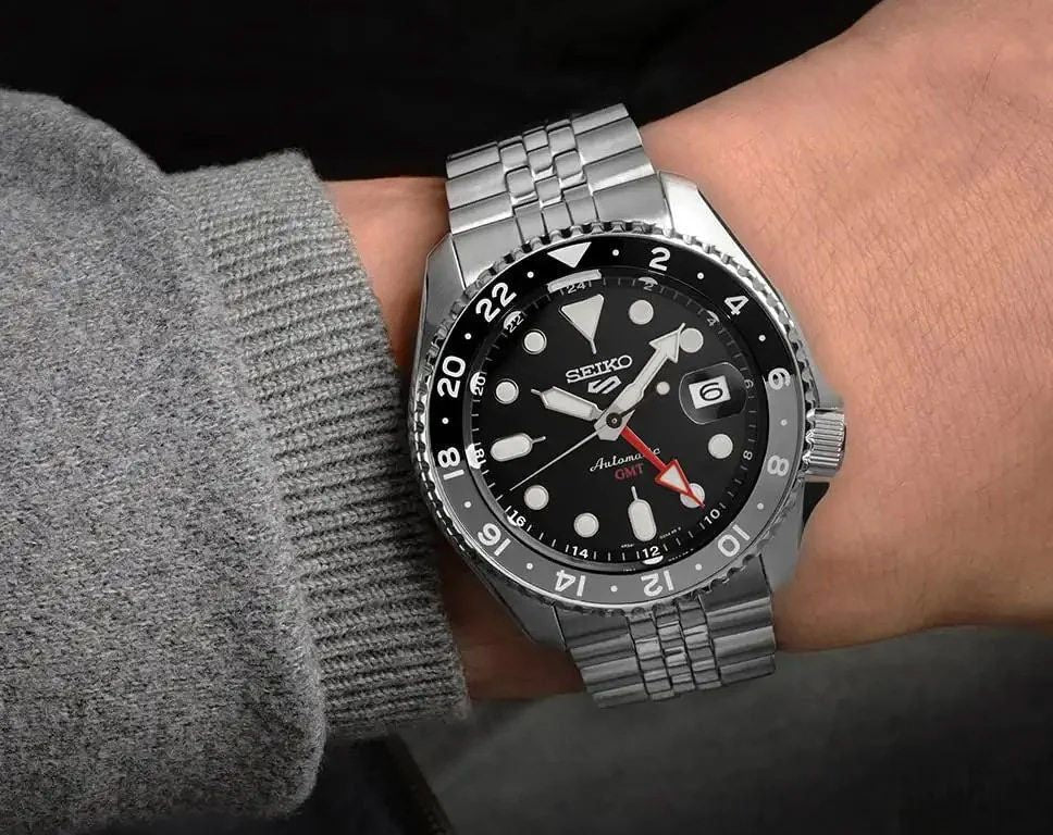 Seiko 5 Sports ‘Black Grape’ GMT SKX Re-Interpretation men’s Watch