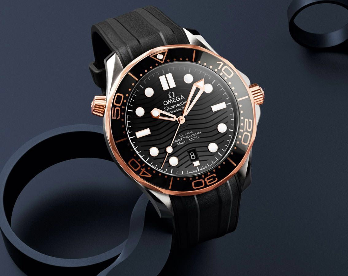 Omega Seamster CoAxial Black Copper Japanese Automatic Mens Watch