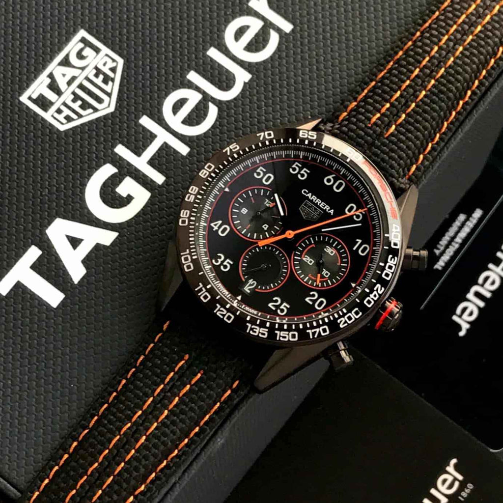 TAG Heuer Carrera X Porsche Orange Racing Premium Men’s Watch