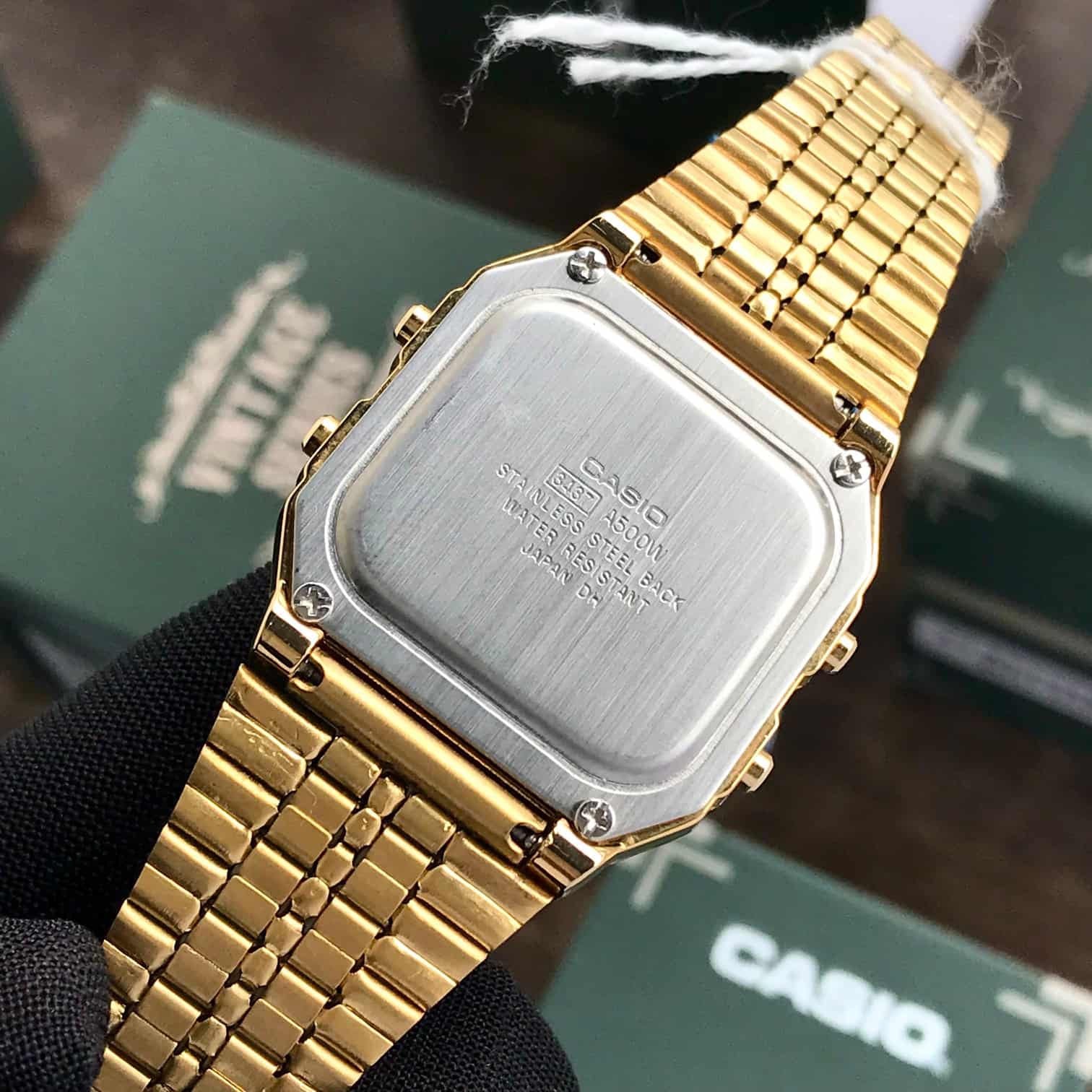 Casio Vintage Gold Digital Watch – A1000MG-9EF Limited Edition