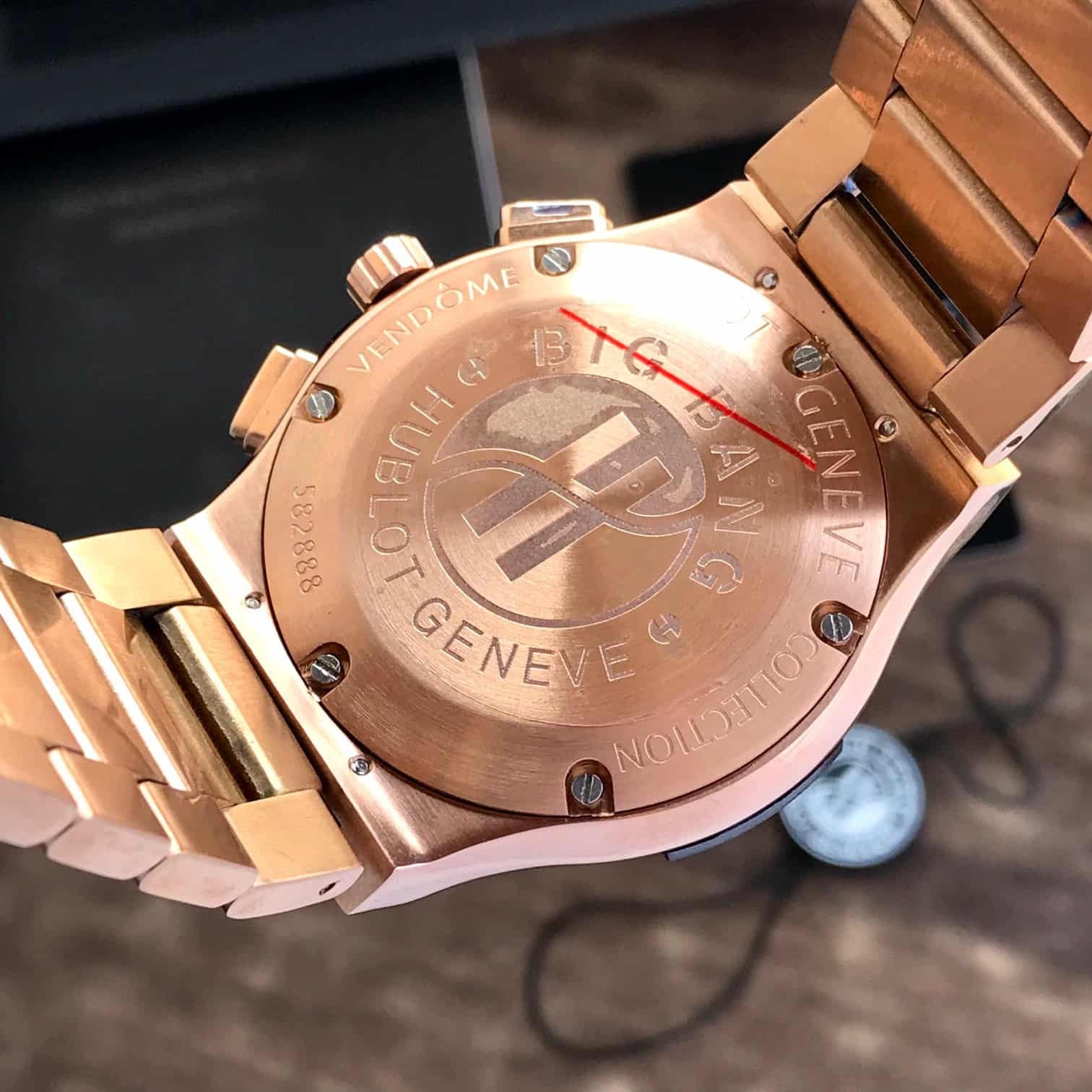 Hublot Big Bang Full Diamond Japanese Quality Rose gold Men’s Watch