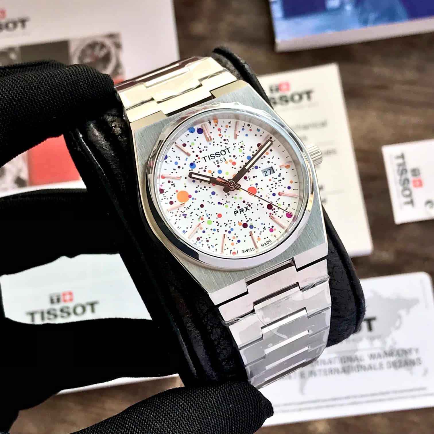Tissot PRX Arctic Sky Dial Japanese Stainless Steel Men’s Watch