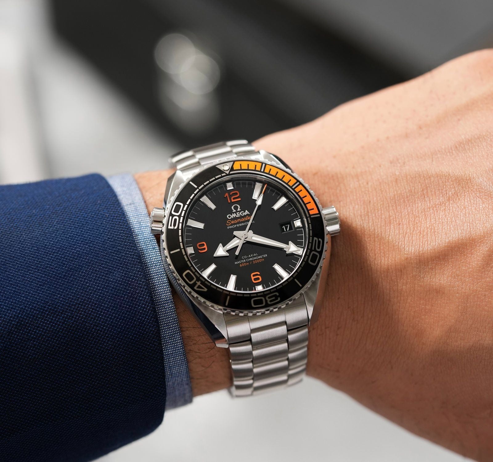 Omega Planet Ocean 600M Co‑Axial Master Chronometer Stainless Steel Automatic Mens Watch