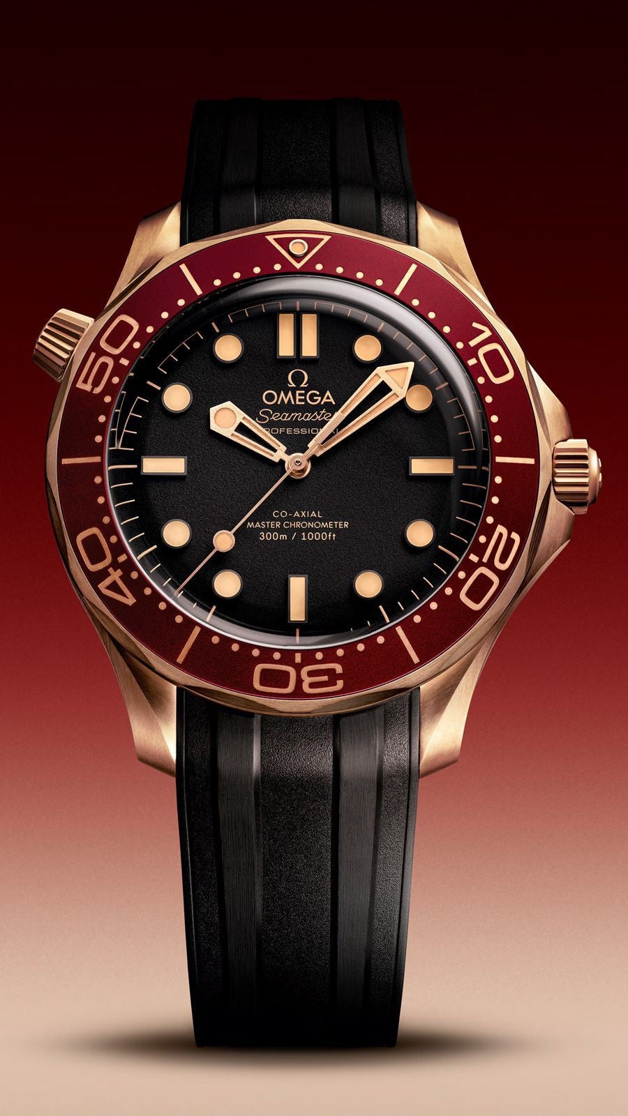 Omega Seamstaer Bronze Gold Japanese Premium’s Automatic Mens Watch