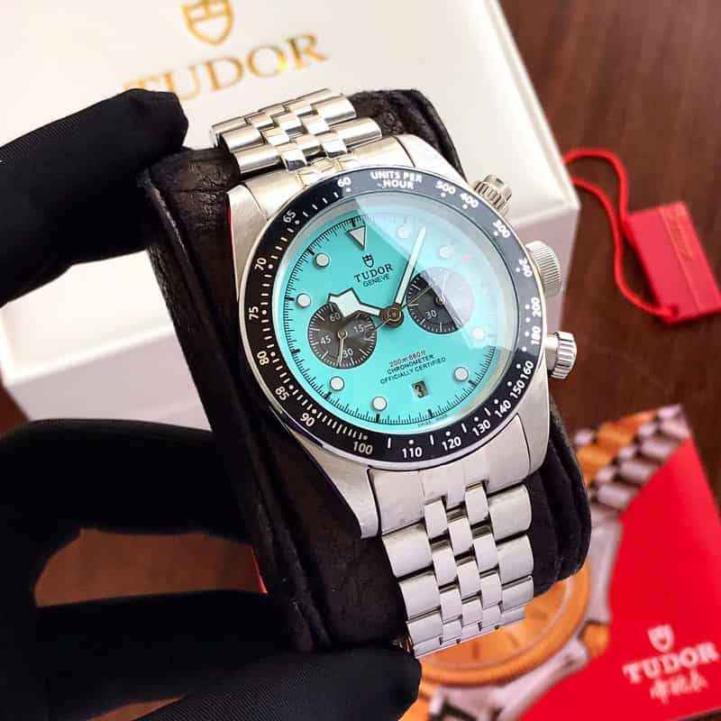 Tudor Black Bay Chrono 41mm Blue Flamingo Dial automatic men’s Watch