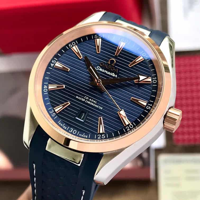 Omega Seamster CoAxial Blue Dial Automatic Mens Watch