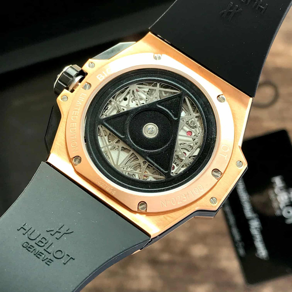 The Hublot Big Bang King Sang Bleu Rose Gold Dimond Premium Men’s Watch