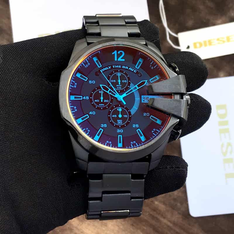 Diesel Mega Chief DZ4318 Chronograph Black Mens Watch