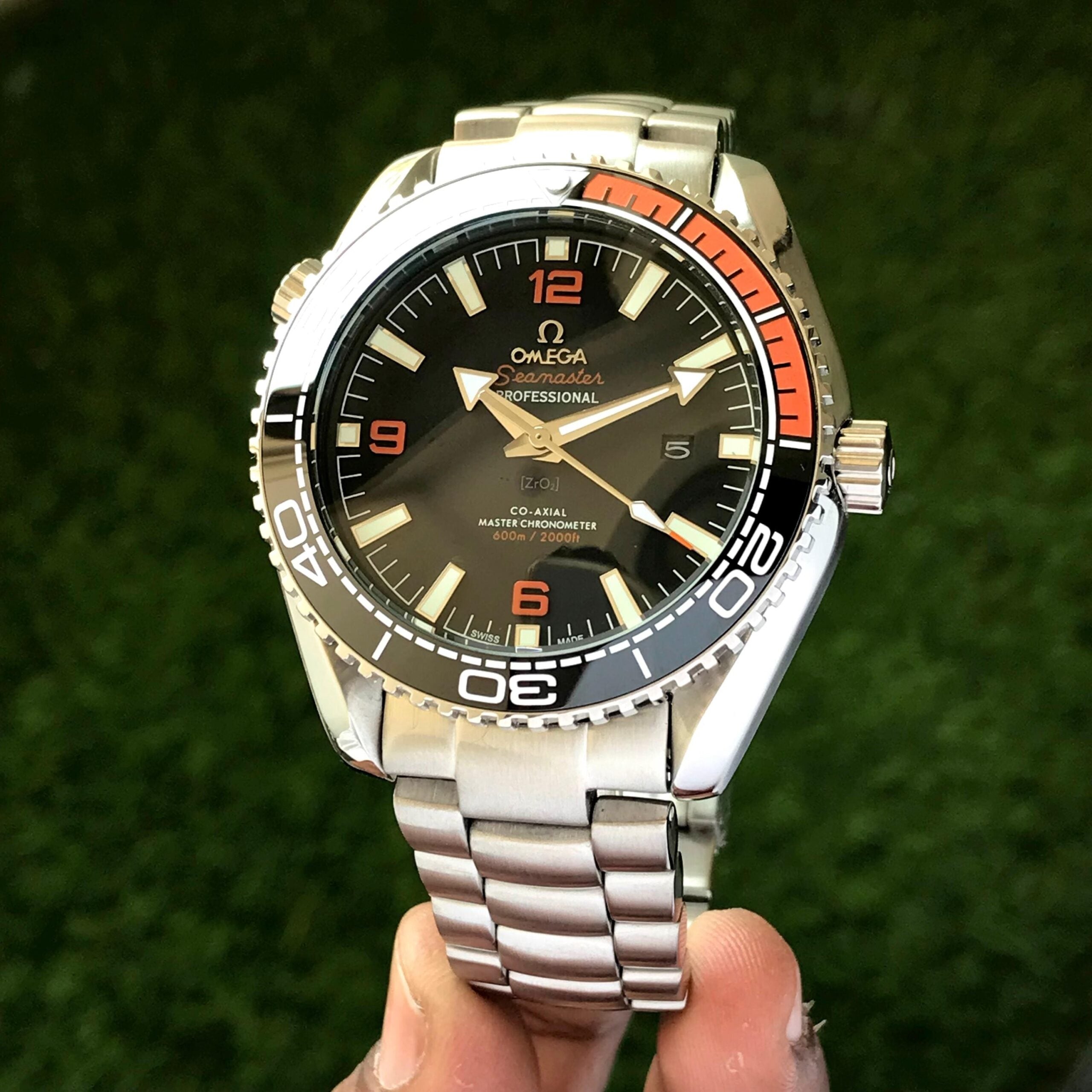 Omega Planet Ocean 600M Co‑Axial Master Chronometer Stainless Steel Automatic Mens Watch