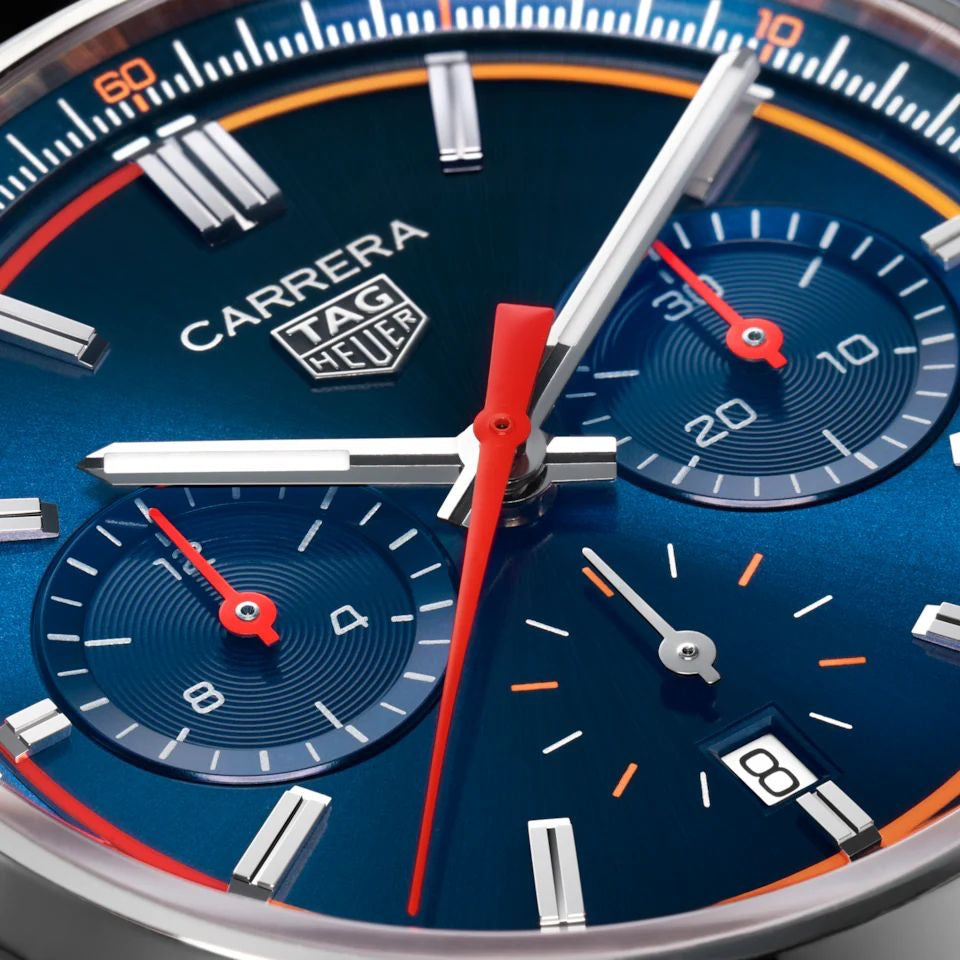 Tag Heuer Carrera Japanese Machinery Blue Dial Master Quality Mens Watch