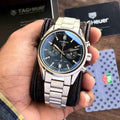 Tag Heuer Grand Carrera Black Dial & Stainless Steel Strap Japanese Master Quality Men’s Watch