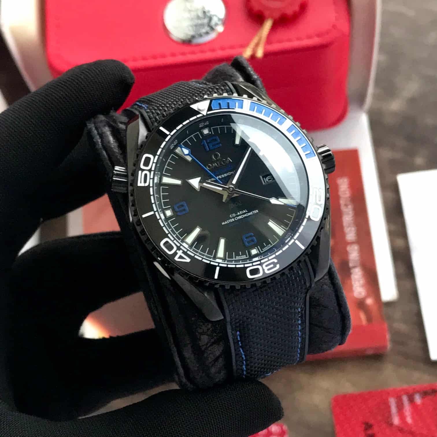Omega Seamster Superocean Deep Black Limited Edition Mens Watch