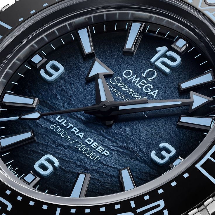 Omega Seamster Planet Ocean Ultra Deep Summer Blue Automatic Mens Watch
