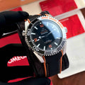 Omega Seamaster Planet Ocean Black Dial Japanese Automatic Mens Watch