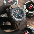 Casio Gshock B-400 Round Full Black Mens Watch