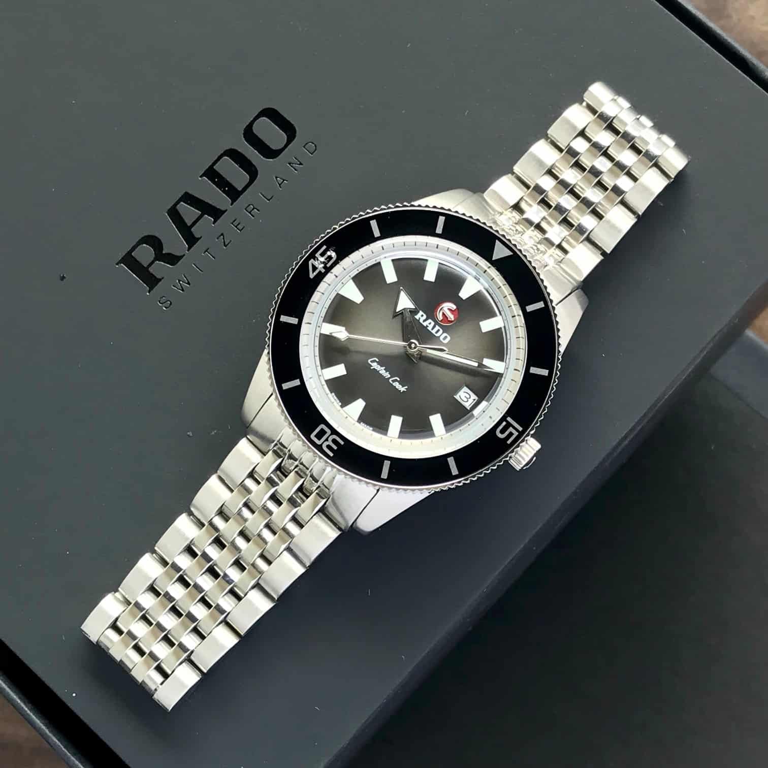 Rado Captain Cook Silver Grey Dial Automatic Men’s Watch