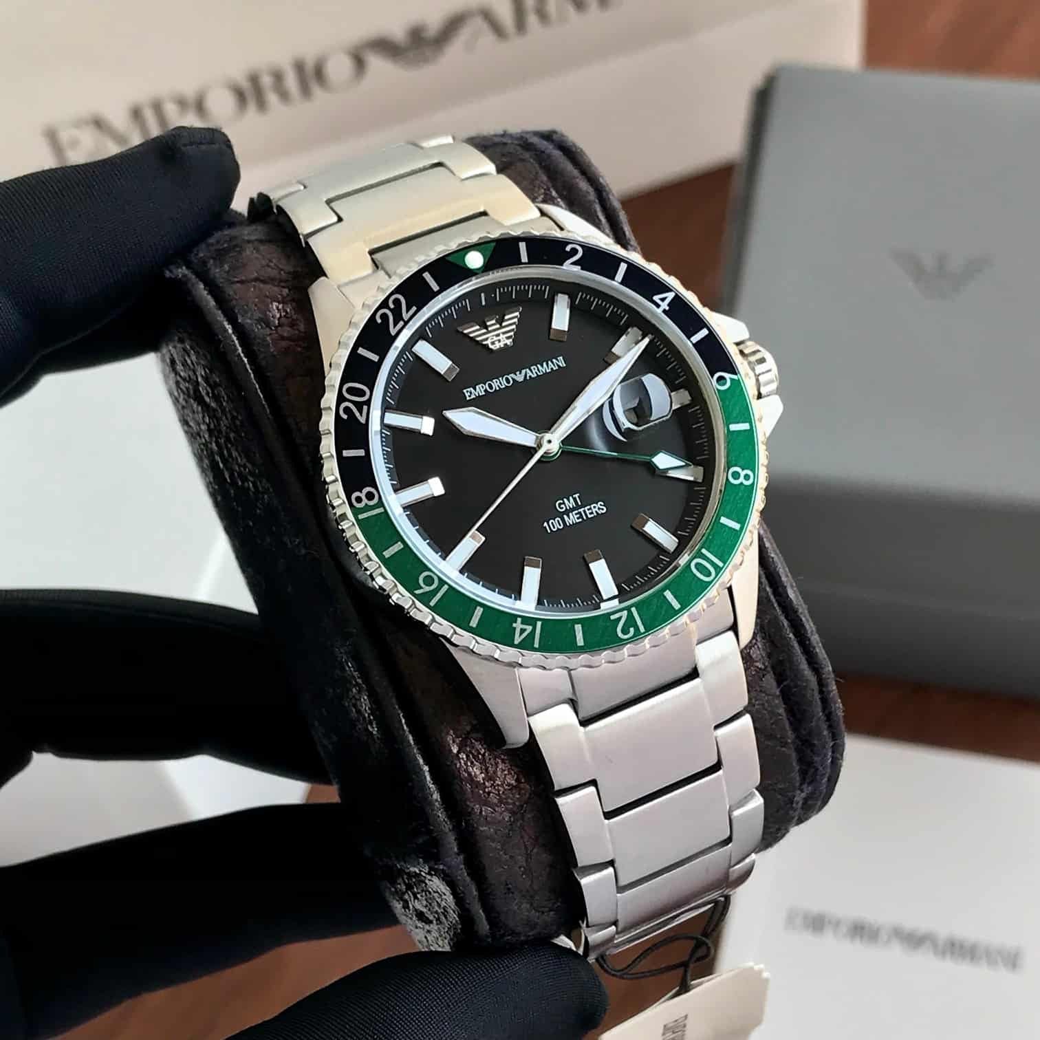 Emporio Armani AR11589 GMT Men’s Authentic Quality Watch