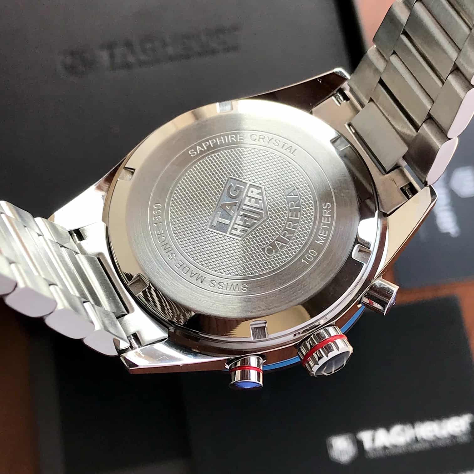 Tag Heuer Calibre 16 Silver Blue Dial Japanese Quartz Chronograph’s Mens Watch