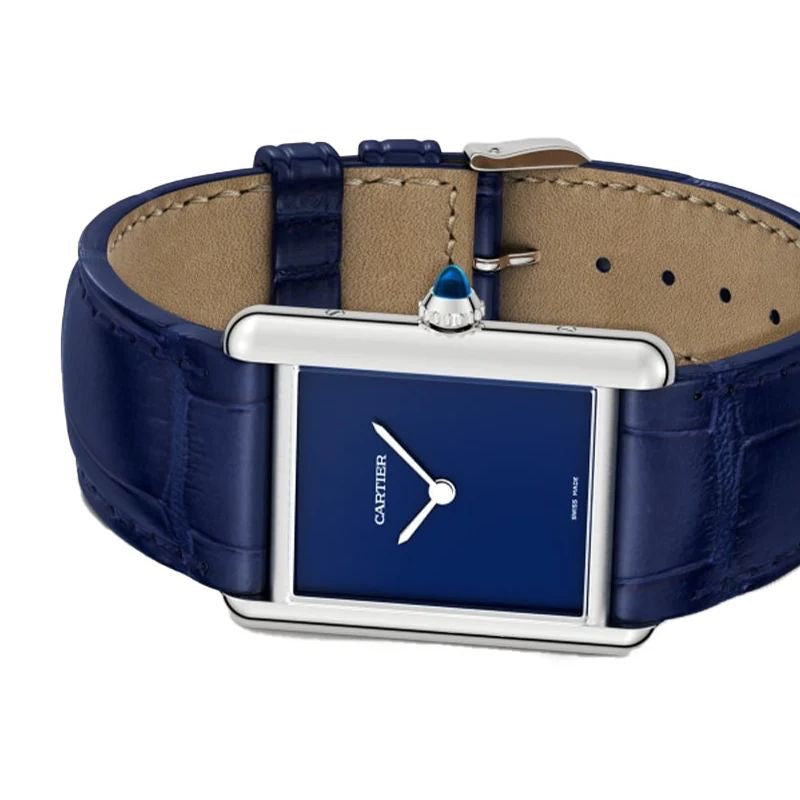 Cartier Tank Silver Green Premium Unisex Watch