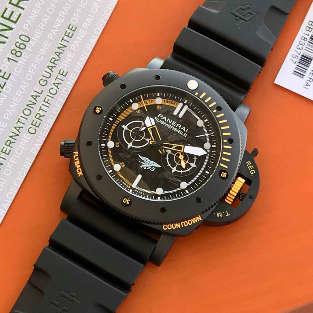 Luminor Panerai Navy Seals Chronograph Automatic Mens Watch