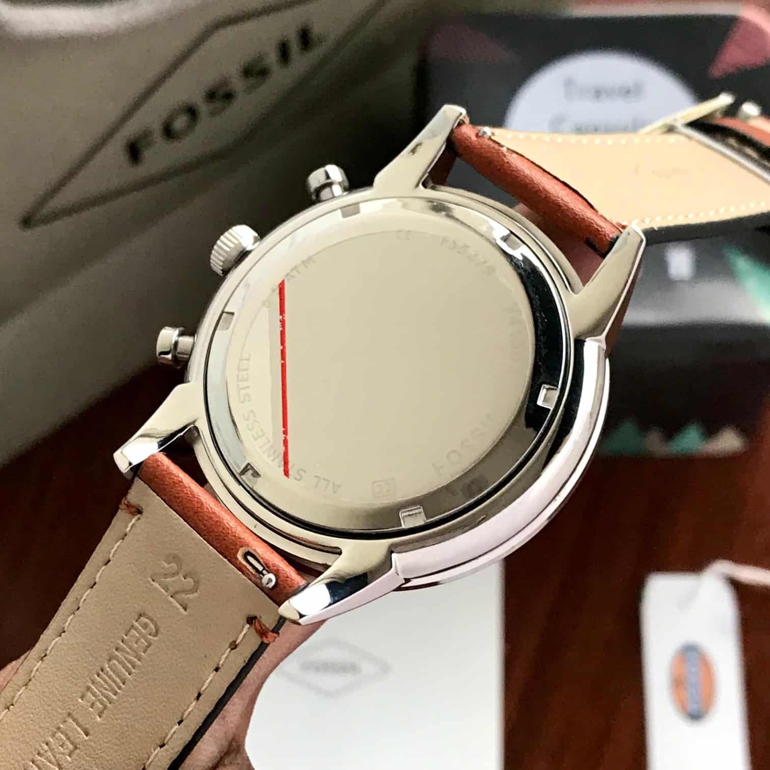Fossil FS5790 Gold Brown Belt Analogue Men’s Watch
