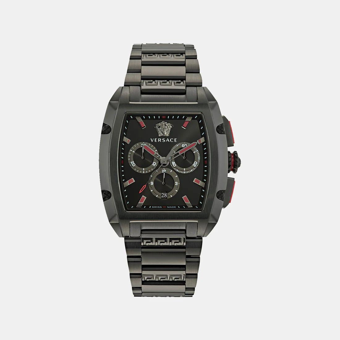 VERSACE VE6H00623 Black Chronograph Stainless Steel Men’s Watch