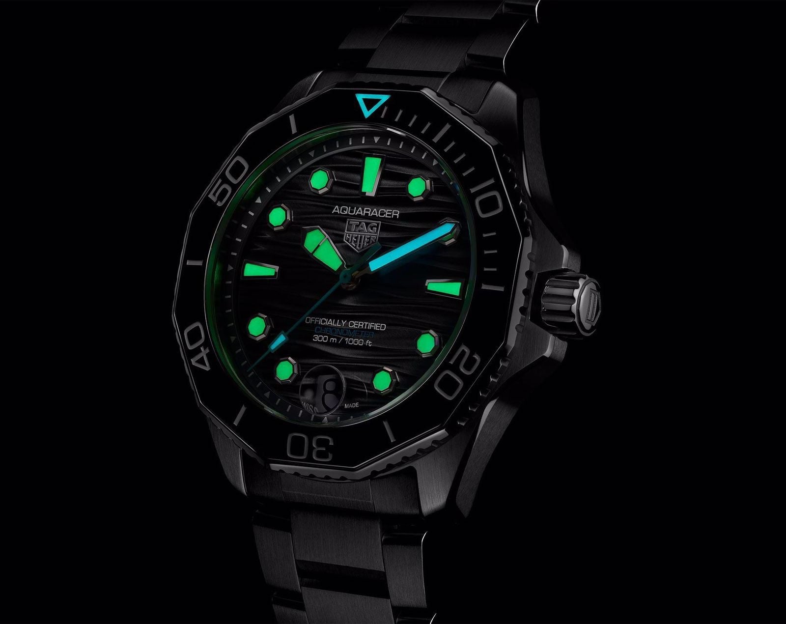 TAG Heuer Aquaracer Professional 300 Date Black Dial Automatic Men’s Watch