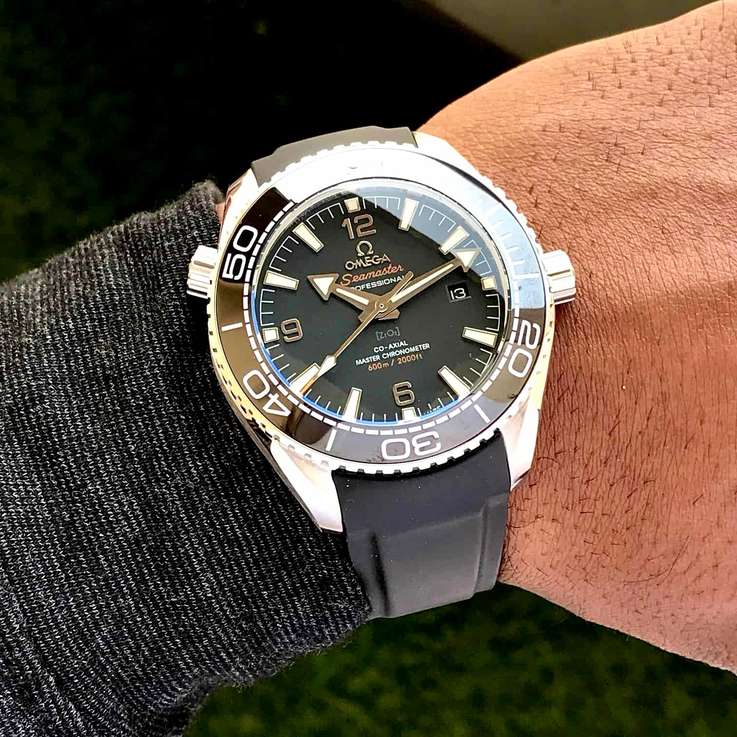 Omega Seamster Co-Axial Black Dial Japanese Automatic Mens Watch