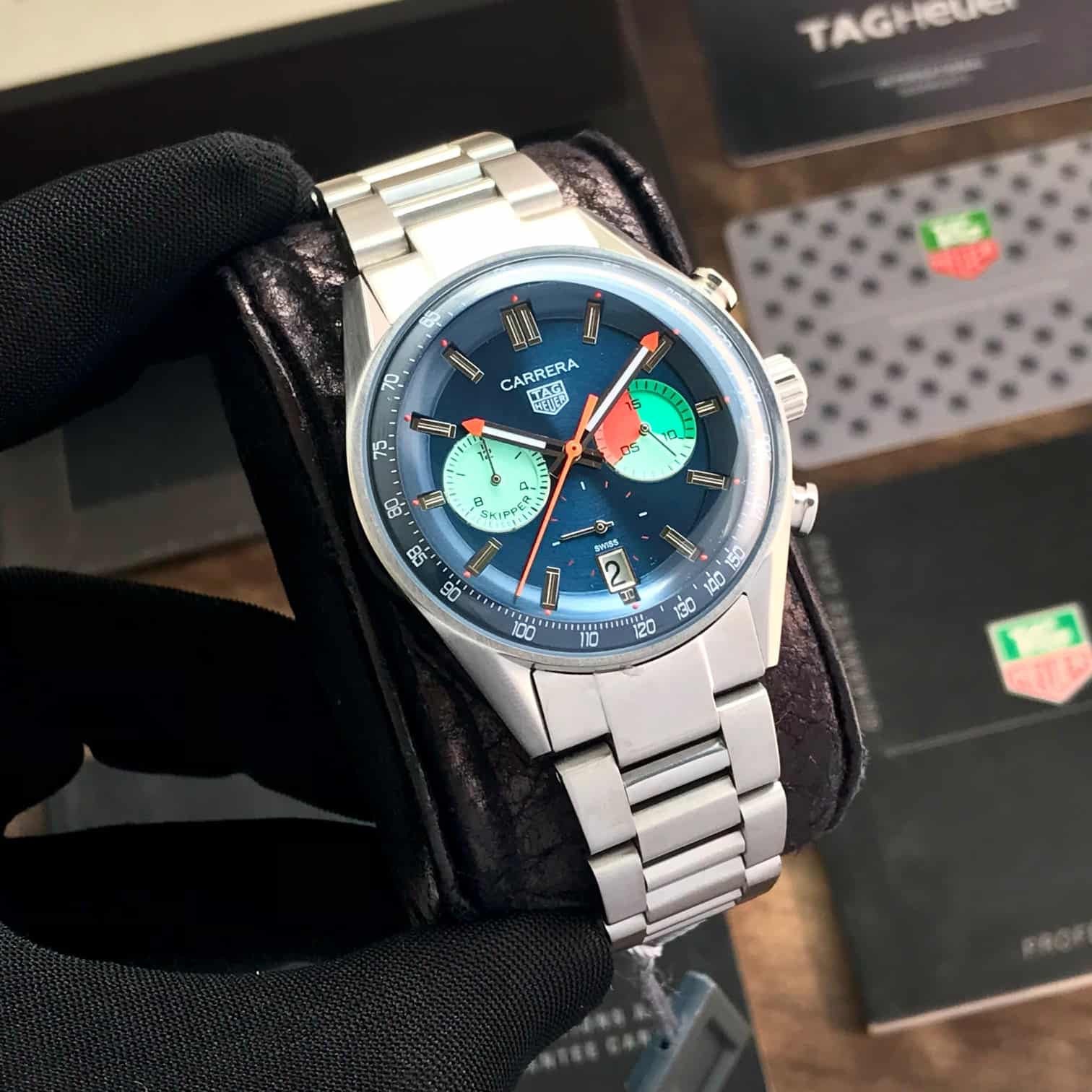 Tag Heuer Carrera Skipper Japanese Stainless Steel Watch For Men’s