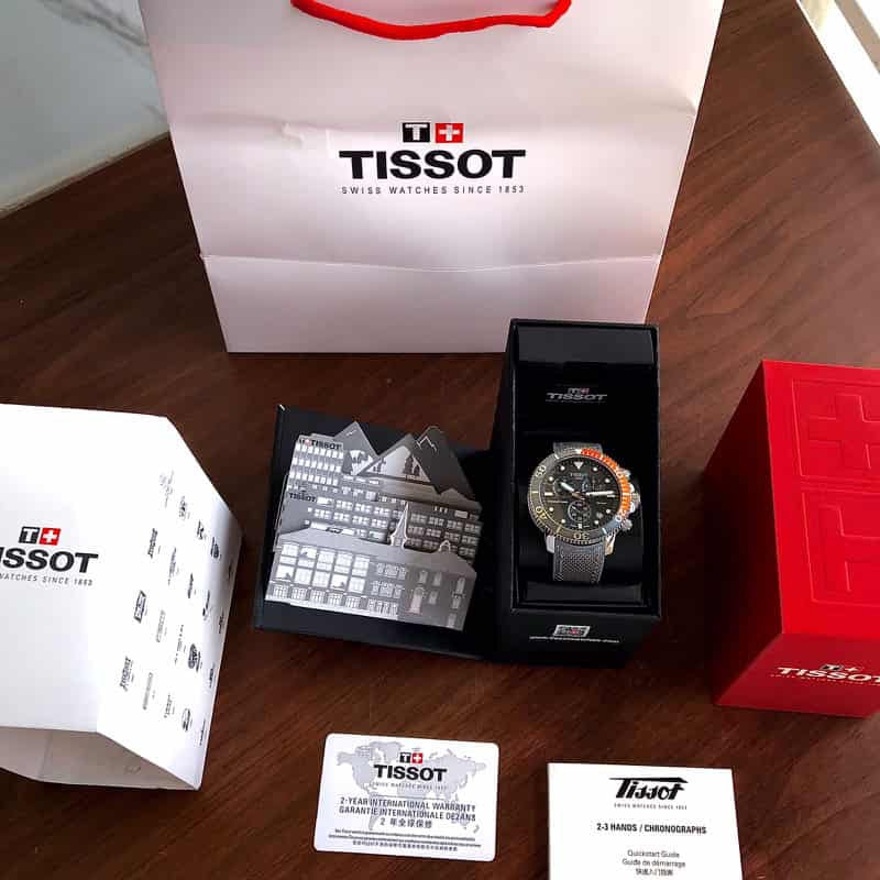 Tissot Seastar 1000 Chronograph Grey Dial Mens Watch