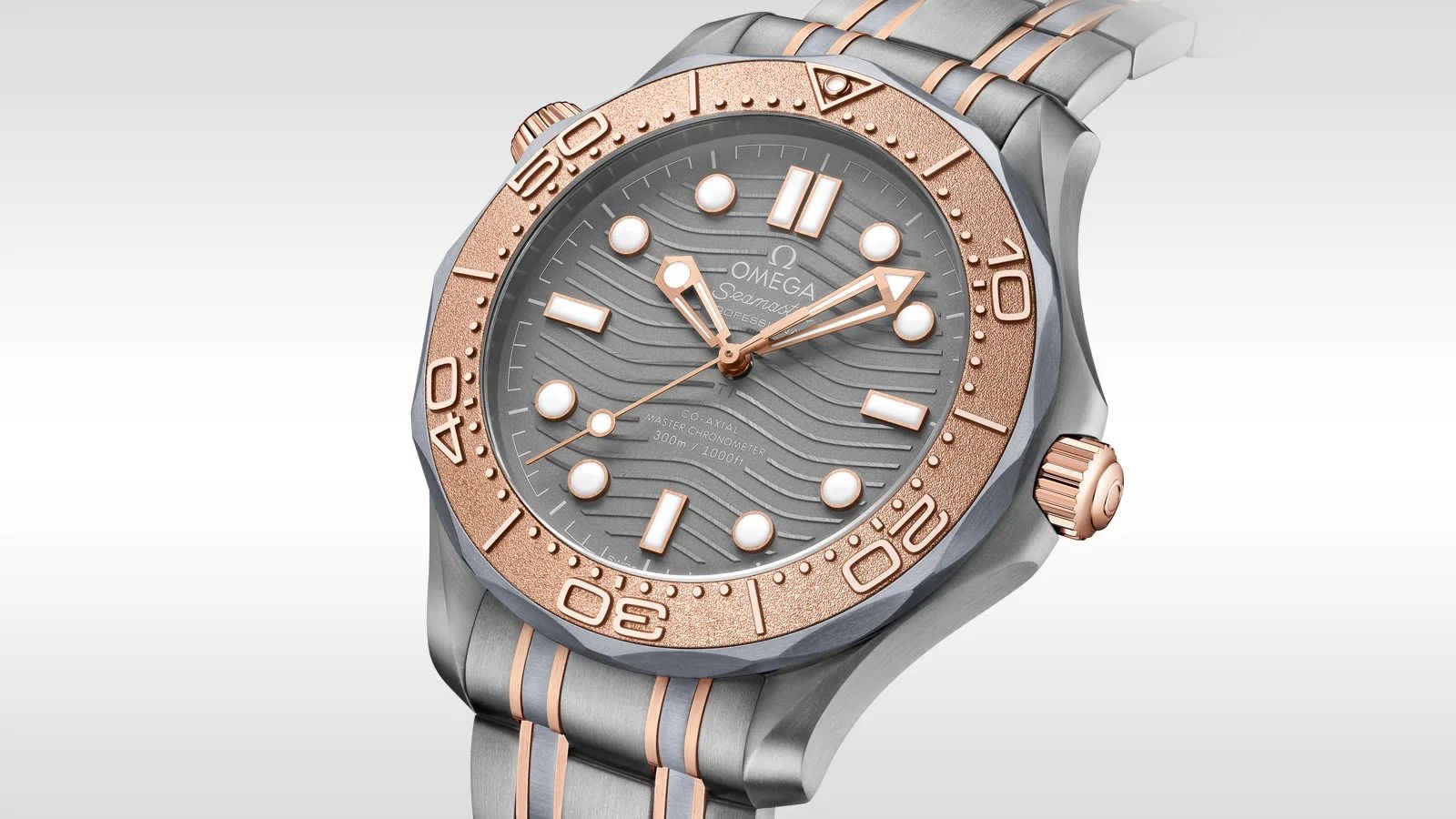 OMEGA Seamaster CoAxial Automatic Grey Dial Grey Matte Finish Men’s Watch