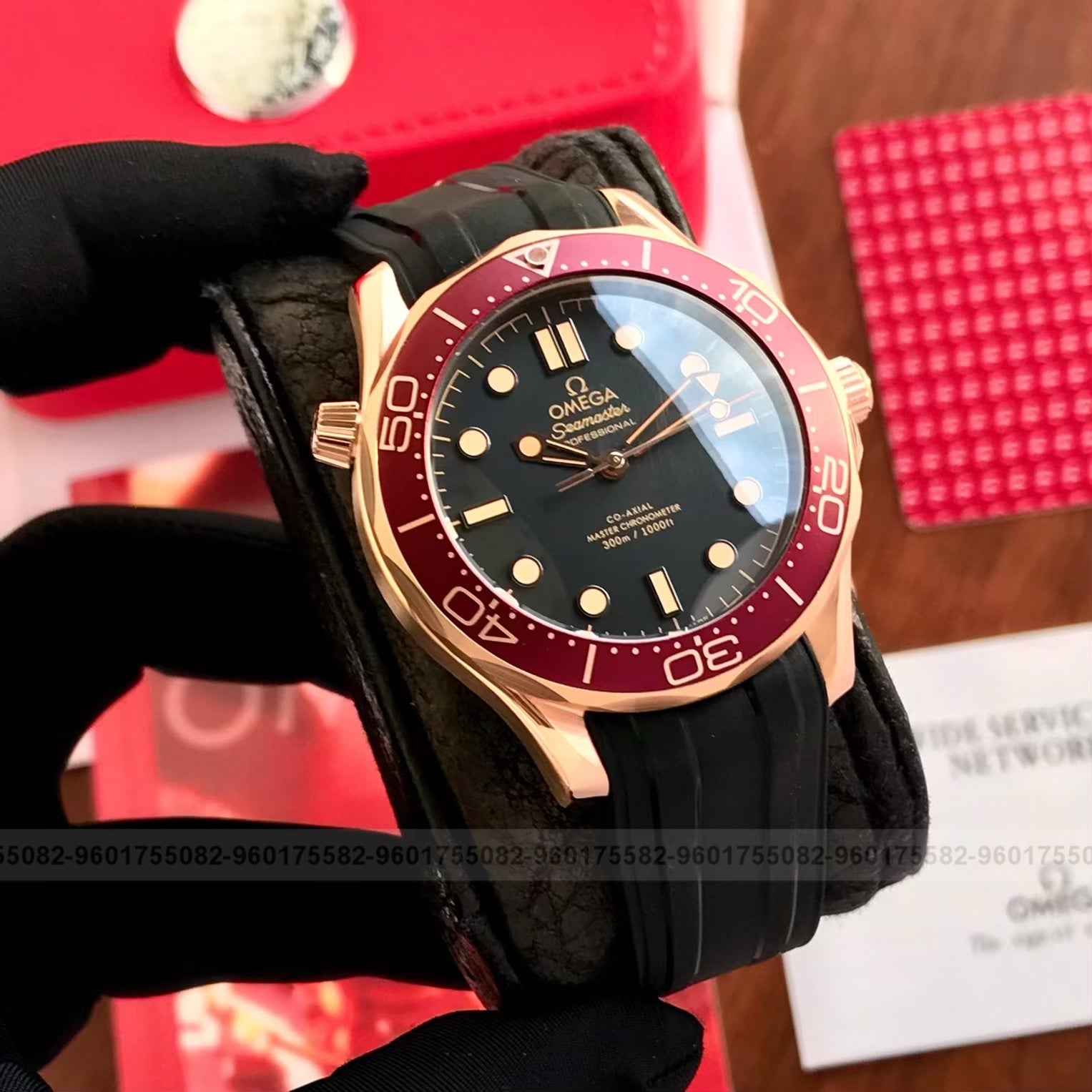 Omega Seamstaer Bronze Gold Japanese Premium’s Automatic Mens Watch