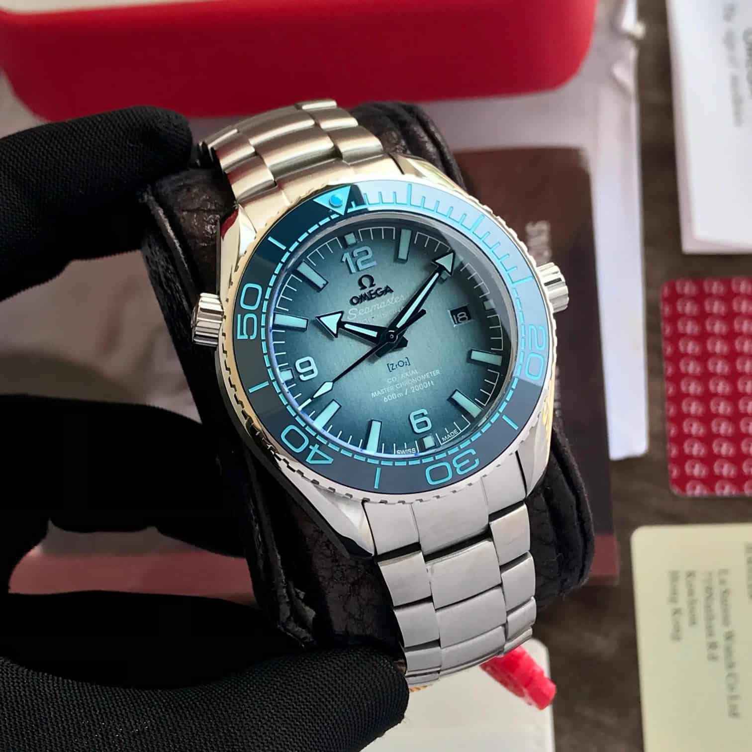 Omega Seamster Planet Ocean Chronometer Automatic Mens Watch