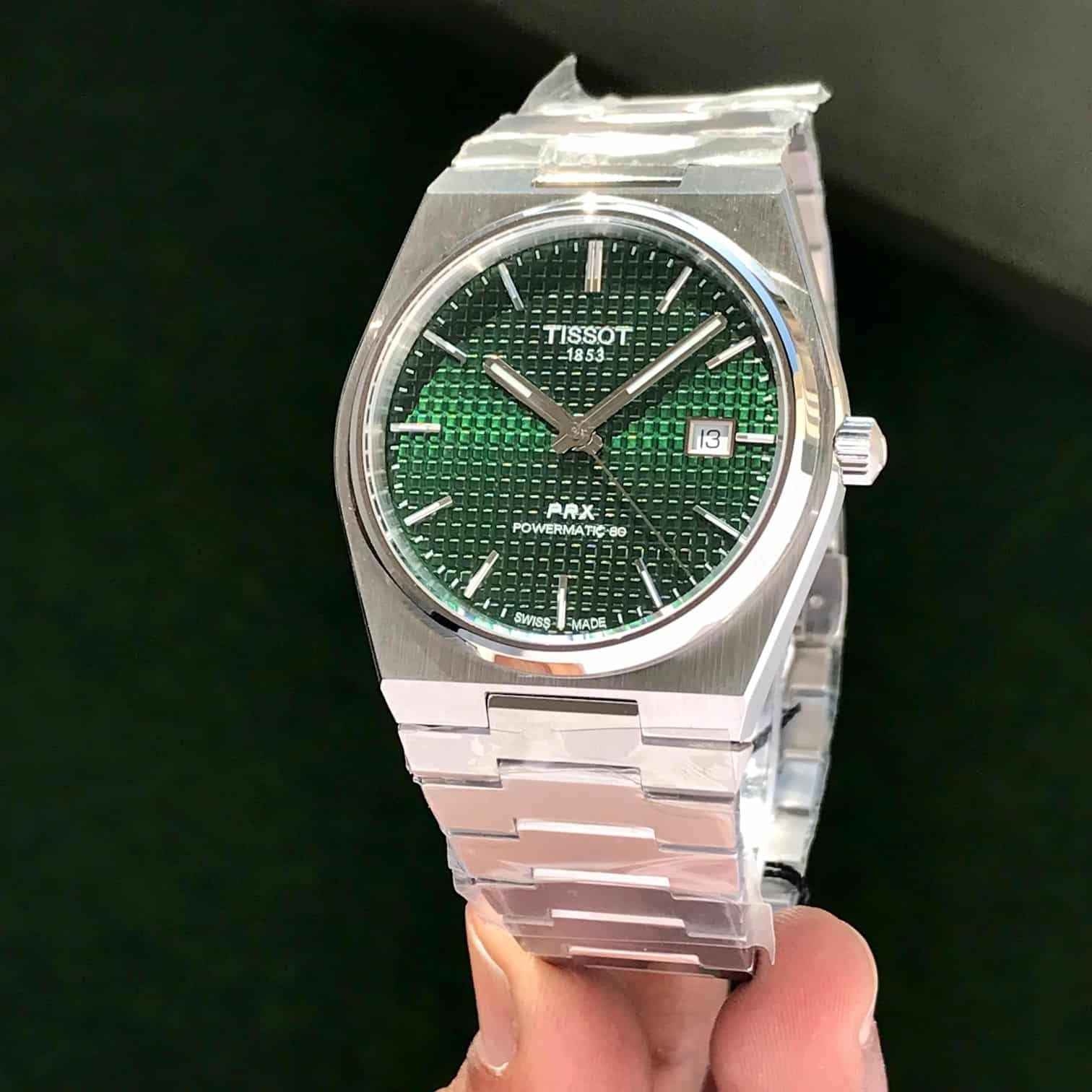 Tissot PRX Poweromatic Green Dial 100% Authentic Automatic Men’s Watch