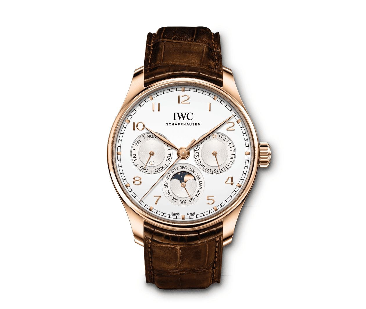 IWC Portugieser Perpetual Calendar 42 Swiss ETA Automatic Mens Watch