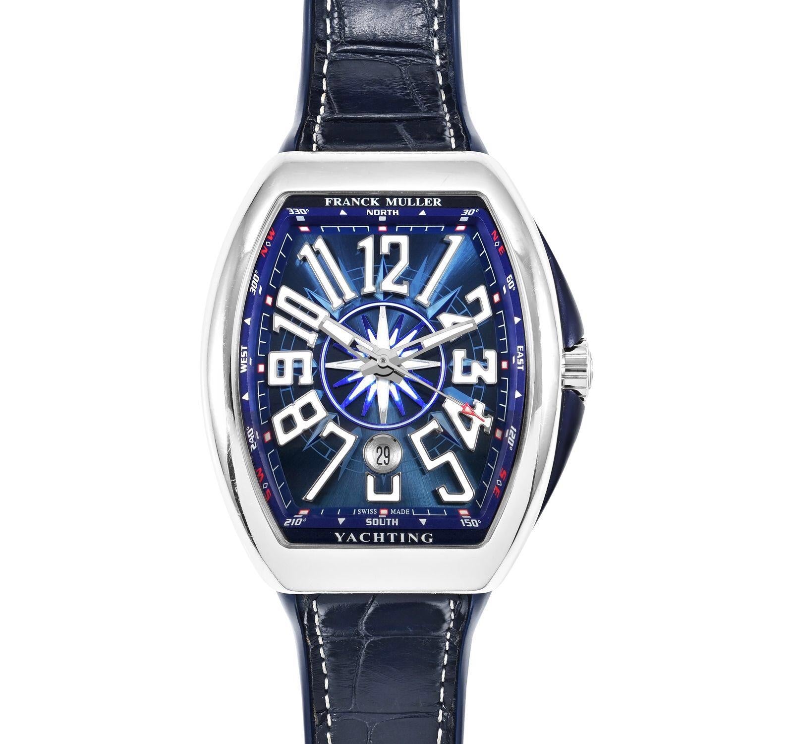 Frank Muller Vanguard Yachting Premium Swiss ETA Movement Automatic Mens Watch