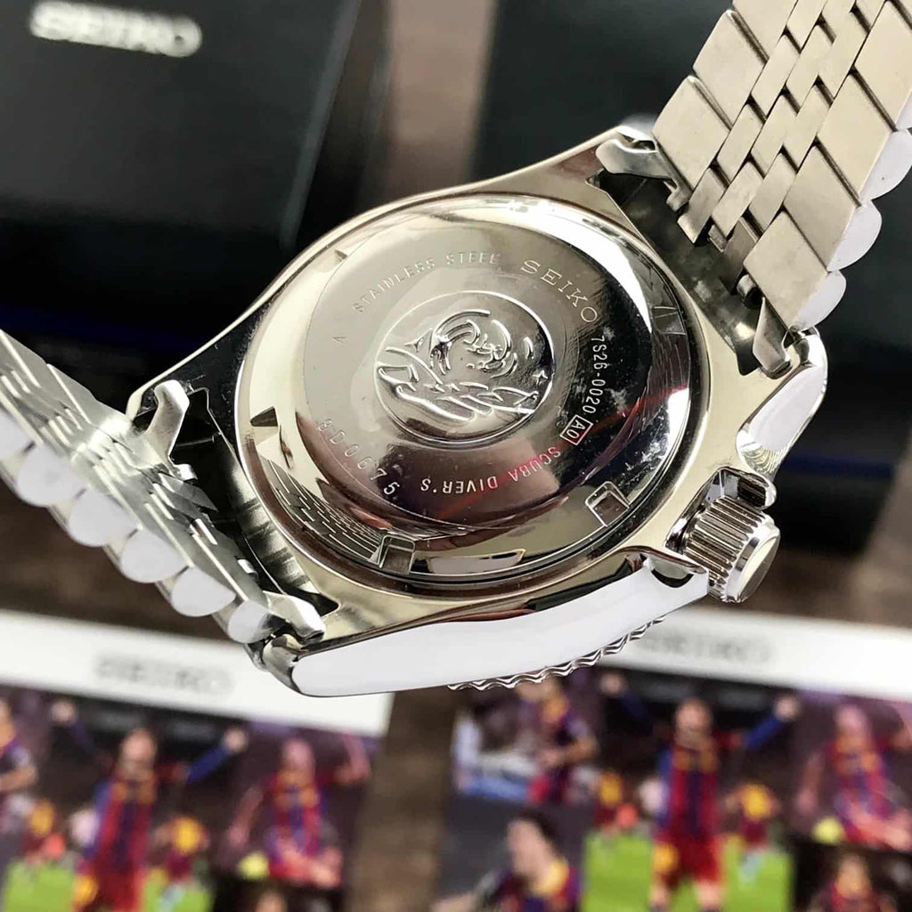 Seiko 5 Sports Black Bezel Grape Jubli Chain Automatic Mens Watch