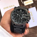Diesel Mega Chief DZ4283 Full Black Chronograph Mens Watch
