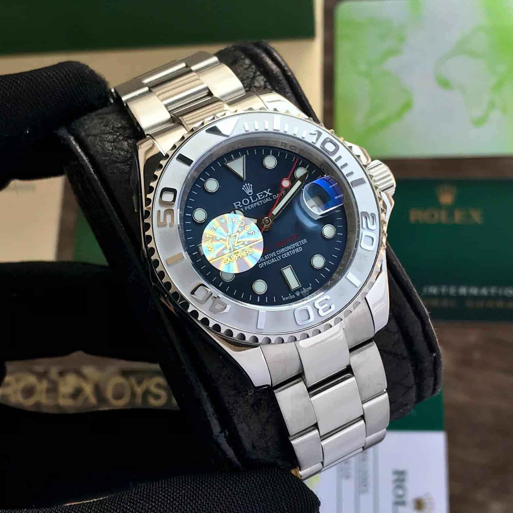 Rolex Yacht Master Stainless Steel Blue Dial Japanese Master Quality Men’s Watch