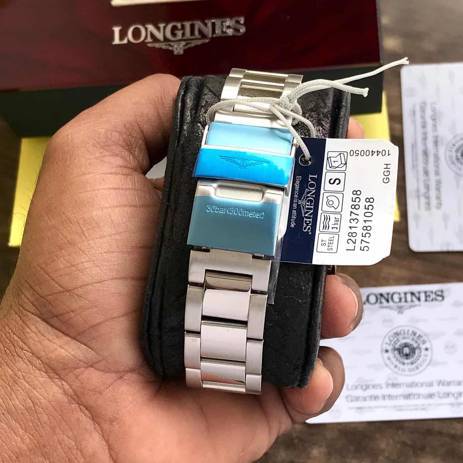 New Longines HydroConquest Stainless Steel Automatic Green Dial Men’s Watch