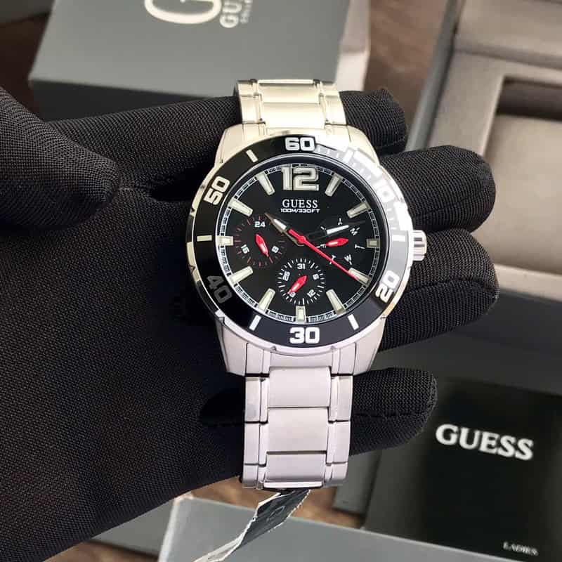 Guess W1249G1 Analog Black Dial Chronograph’s For Men’s Watch