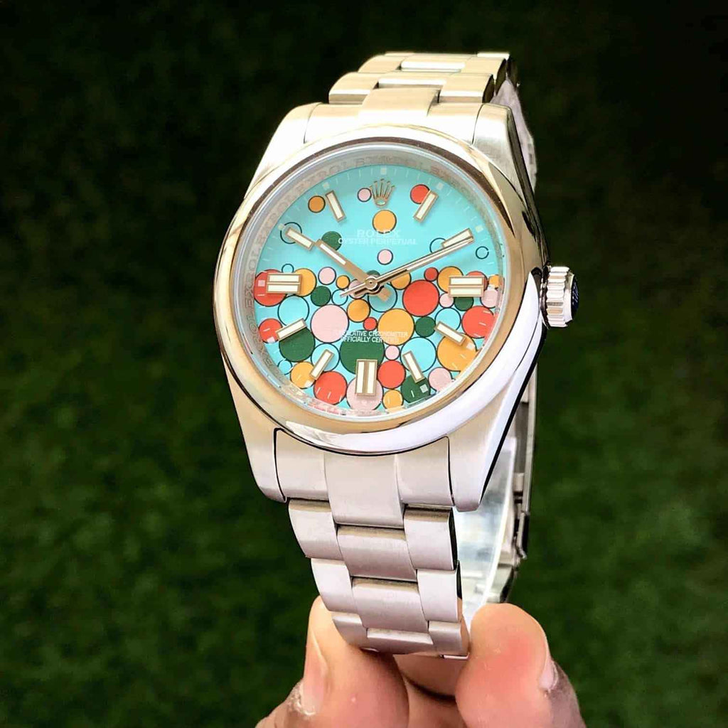 Rolex Perpetual Oyster Bubbles Japanese Automatic Mens Watch