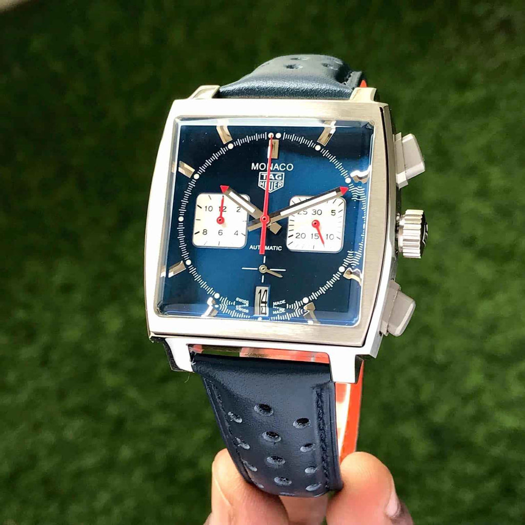 Tag Heuer Monaco Limited Edition Blue Japanese Mens Watch