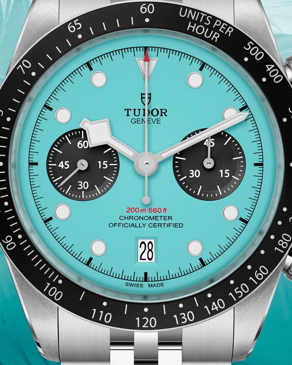 Tudor Black Bay Chrono 41mm Blue Flamingo Dial automatic men’s Watch