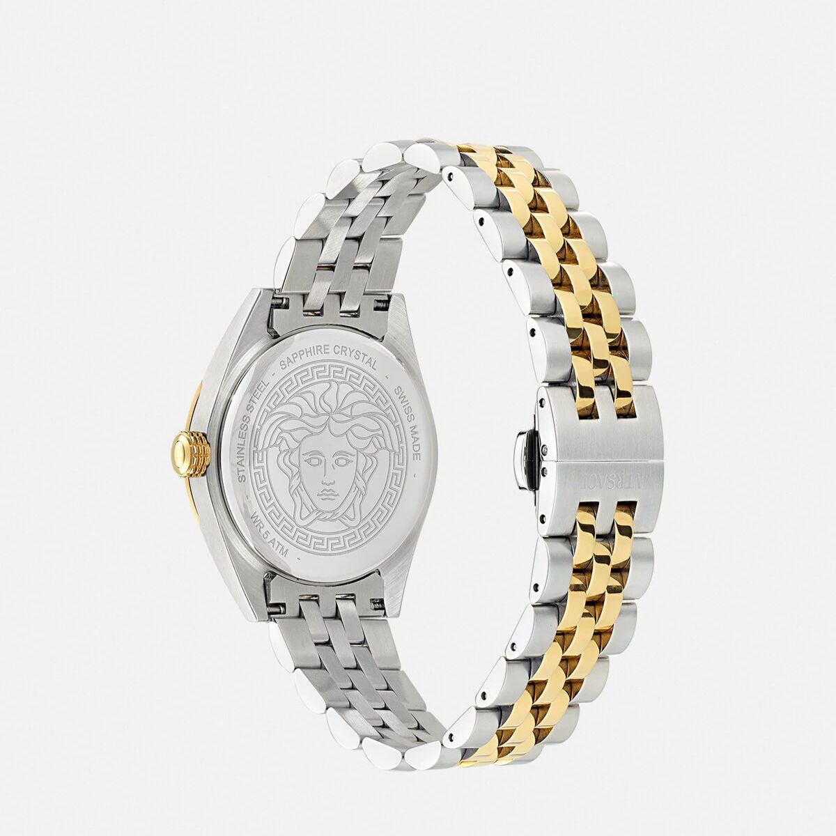 Versace V-Cody Lady Japanese Two Tone Green Dial Women’s Watch