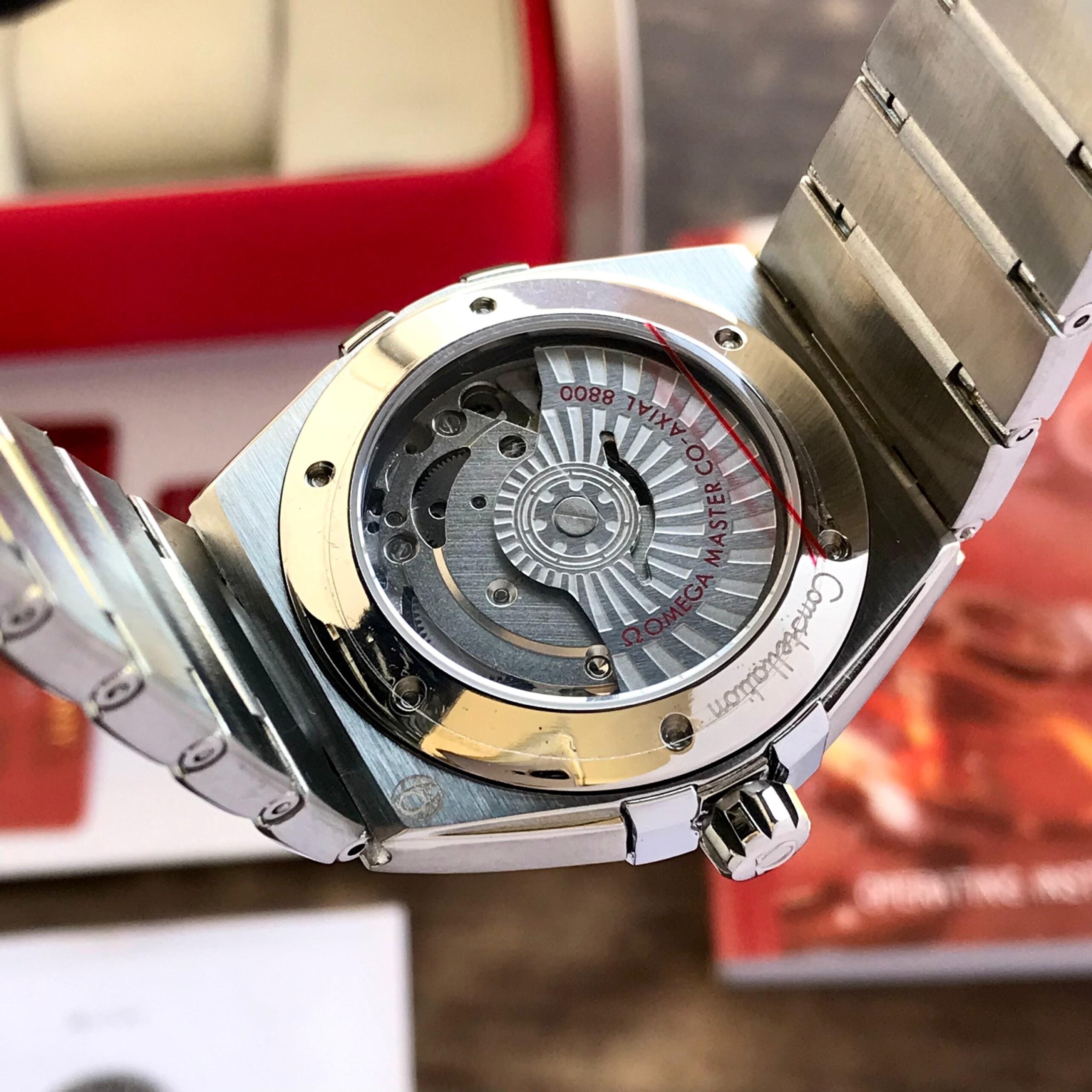 Omega Co-Axial Constellation Grey Dial Japanese Automatic Mens Watch