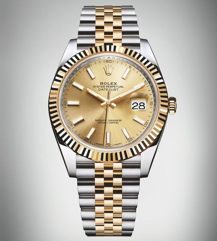 Rolex Date Just 41 Two Tone Gold Dial jubli Bracelet Japanese Master Quality Automatic Men’s Watch